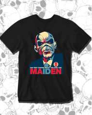 Camiseta Estampada Iron Maiden Poster President 🤟 Calidad Premium