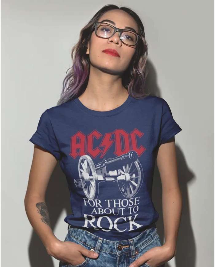 Camiseta Estampada ACDC For Those About To Rock 2 🤟 Calidad Premium