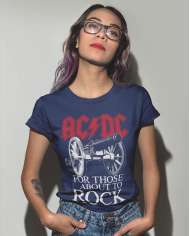 Camiseta Estampada ACDC For Those About To Rock 2 🤟 Calidad Premium