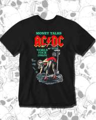 Camiseta Estampada ACDC Money Talks 🤟 Calidad Premium