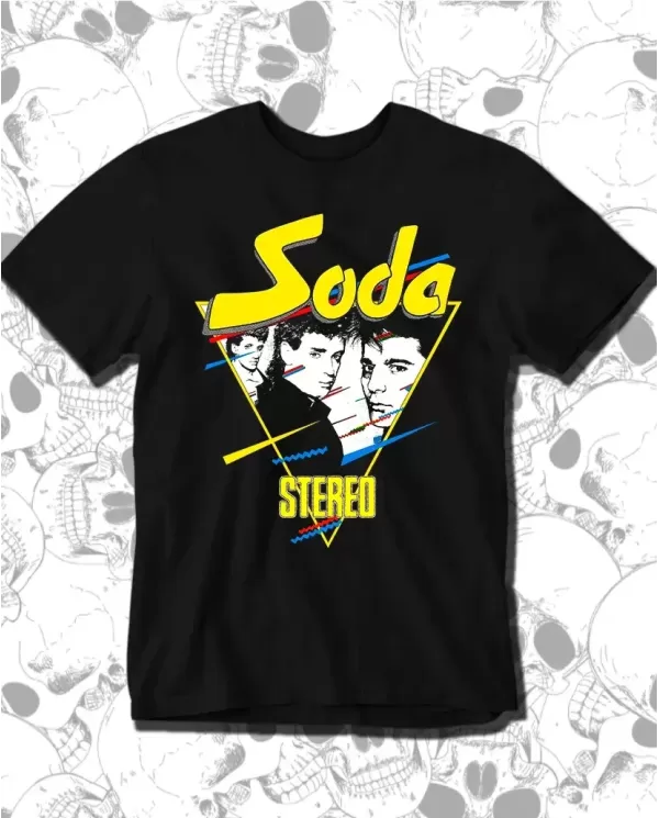 Camiseta Estampada Soda Stereo Triangle 🤟 Calidad Premium