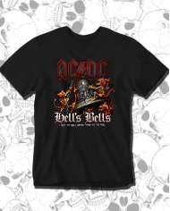 Camiseta Estampada ACDC Hells Bells 🤟 Calidad Premium