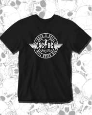 Camiseta Estampada ACDC Rock Will Never Die 🤟 Calidad Premium
