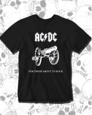 Camiseta Estampada ACDC For Those About To Rock 🤟 Calidad Premium