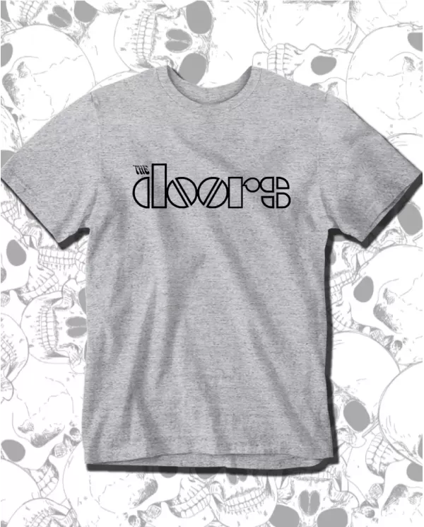 Camiseta Estampada The Doors Logo 🤟 Calidad Premium