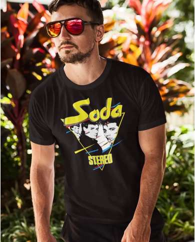 Camiseta Estampada Soda Stereo Triangle 🤟 Calidad Premium