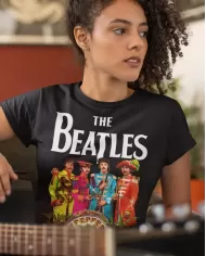 Camiseta Estampada The Beatles Lonely Hearts 🤟 Calidad Premium