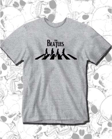 Camiseta Estampada The Beatles Walk 🤟 Calidad Premium