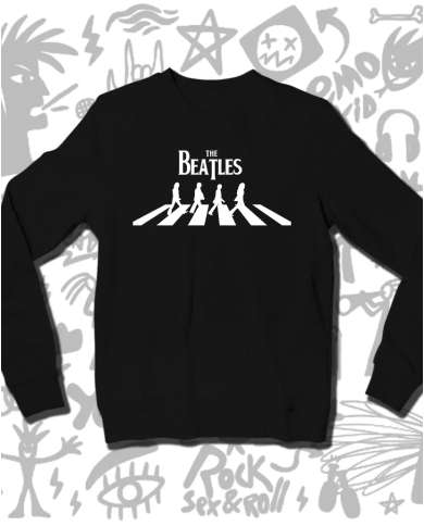 Camiseta Estampada The Beatles Walk 🤟 Calidad Premium