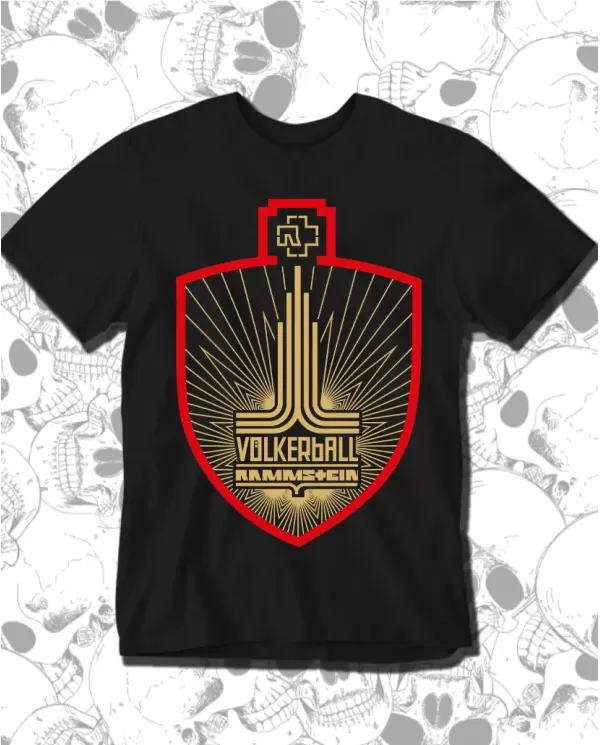 Camiseta Estampada Rammstein Volkerball 🤟 Calidad Premium