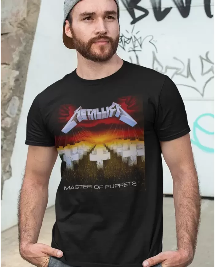 Camiseta Estampada Metallica Master of puppets Album Cover 🤟 Calidad Premium