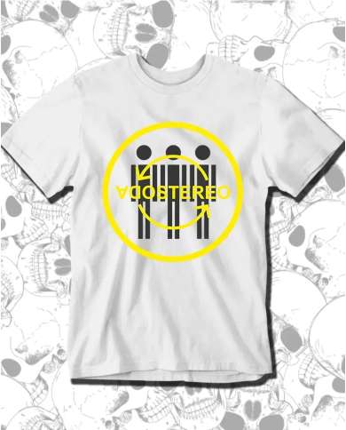 Camiseta Estampada Soda Stereo Circle 🤟 Calidad Premium