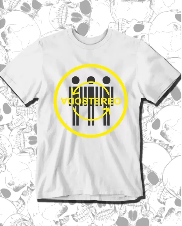 Camiseta Estampada Soda Stereo Circle 🤟 Calidad Premium