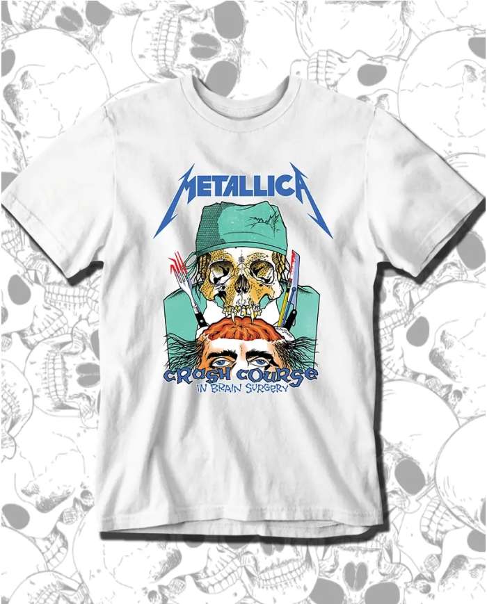 Camiseta Estampada Metallica Skull 06 🤟 Calidad Premium