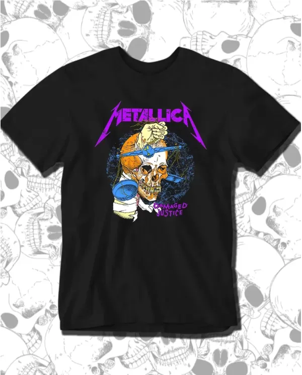 Camiseta Estampada Metallica Skull 04 🤟 Calidad Premium