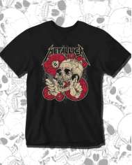 Camiseta Estampada Metallica Skull 05 🤟 Calidad Premium