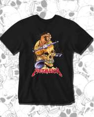 Camiseta Estampada Metallica Skull 03 🤟 Calidad Premium