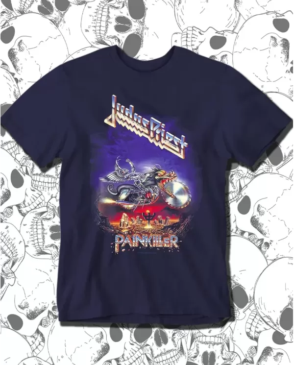 Camiseta Estampada Judas Priest Painkiller 🤟 Calidad Premium