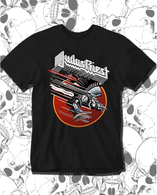 Camiseta Estampada Judas Priest Screaming For Vegeance 🤟 Calidad Premium