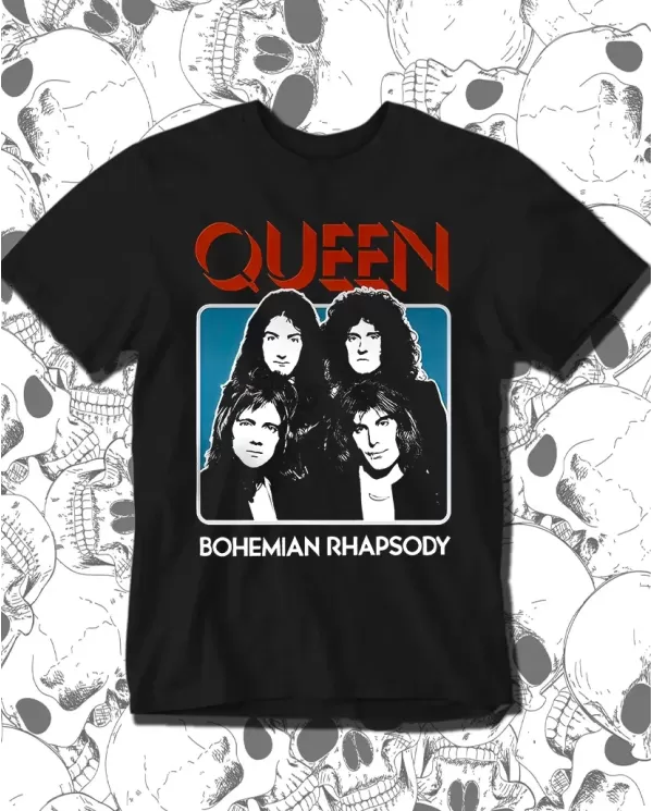 Camiseta Estampada Queen Bohemian Rhapsody 🤟 Calidad Premium