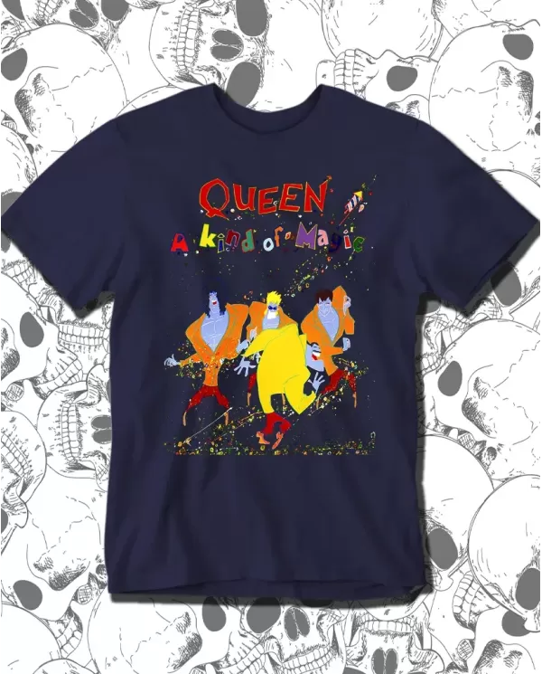 Camiseta Estampada Queen A Kind Of Magic 🤟 Calidad Premium