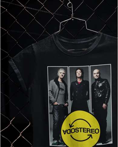 Camiseta Estampada Soda Stereo Poster 🤟 Calidad Premium