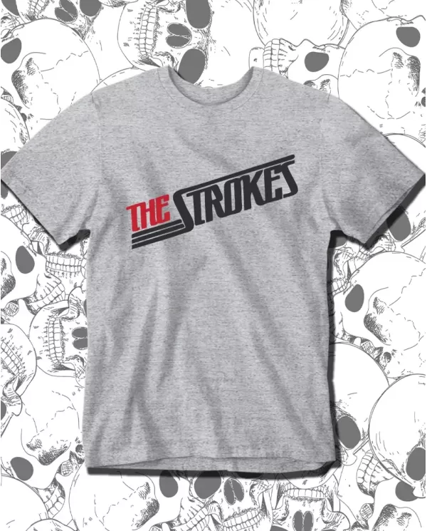 Camiseta Estampada The Strokes Logo 02 🤟 Calidad Premium