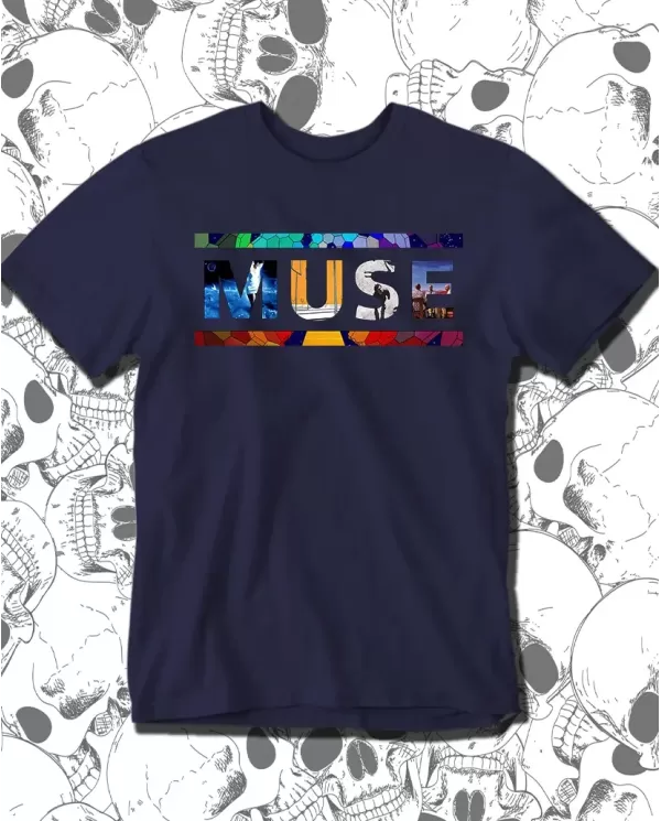 Camiseta Estampada Muse Logo 🤟 Calidad Premium