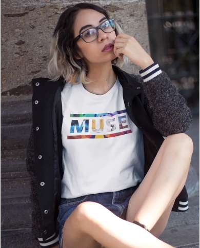 Camiseta Estampada Muse Logo 🤟 Calidad Premium