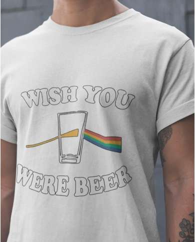 Camiseta Estampada Pink Floyd Wish You Were Beer 🤟 Calidad Premium