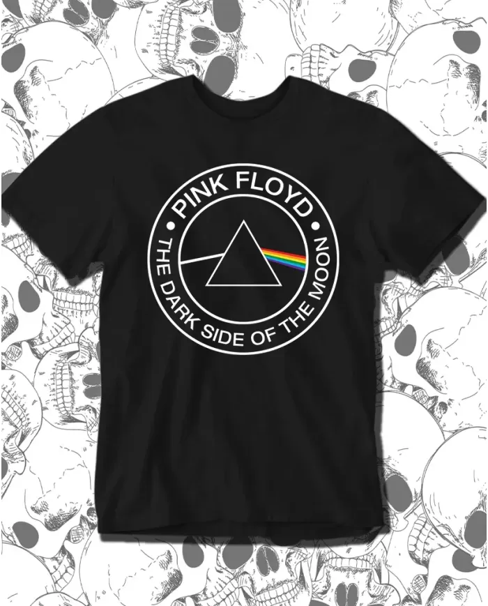 Camiseta Estampada Pink Floyd Dark Side Of The Moon 🤟 Calidad Premium
