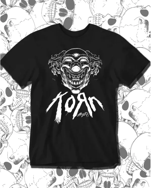 Camiseta Estampada Korn Clown 🤟 Calidad Premium