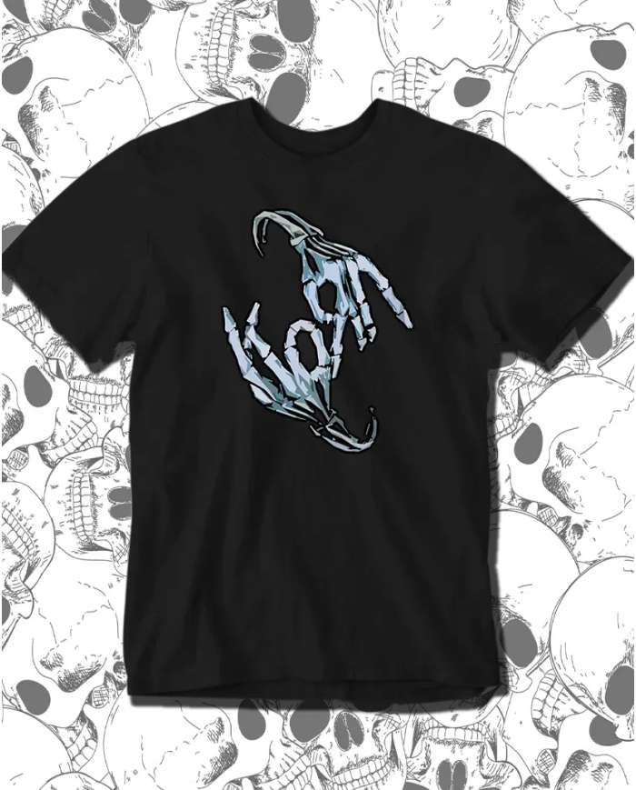 Camiseta Estampada Korn Hands 🤟 Calidad Premium