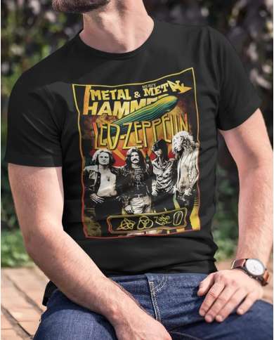 Camiseta Estampada Led Zeppelin Heavy Metal 🤟 Calidad Premium