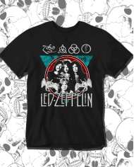 Camiseta Estampada Led Zeppelin Poster 🤟 Calidad Premium