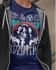 Camiseta Estampada Led Zeppelin Poster 🤟 Calidad Premium