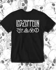 Camiseta Estampada Led Zeppelin Logo 🤟 Calidad Premium
