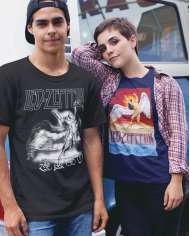 Camiseta Estampada Led Zeppelin Angel 01 🤟 Calidad Premium