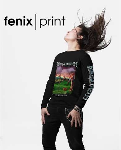 Camiseta Estampada Megadeth Youthanasia 🤟 Calidad Premium