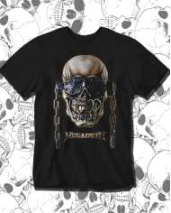 Camiseta Estampada Megadeth Skull 🤟 Calidad Premium