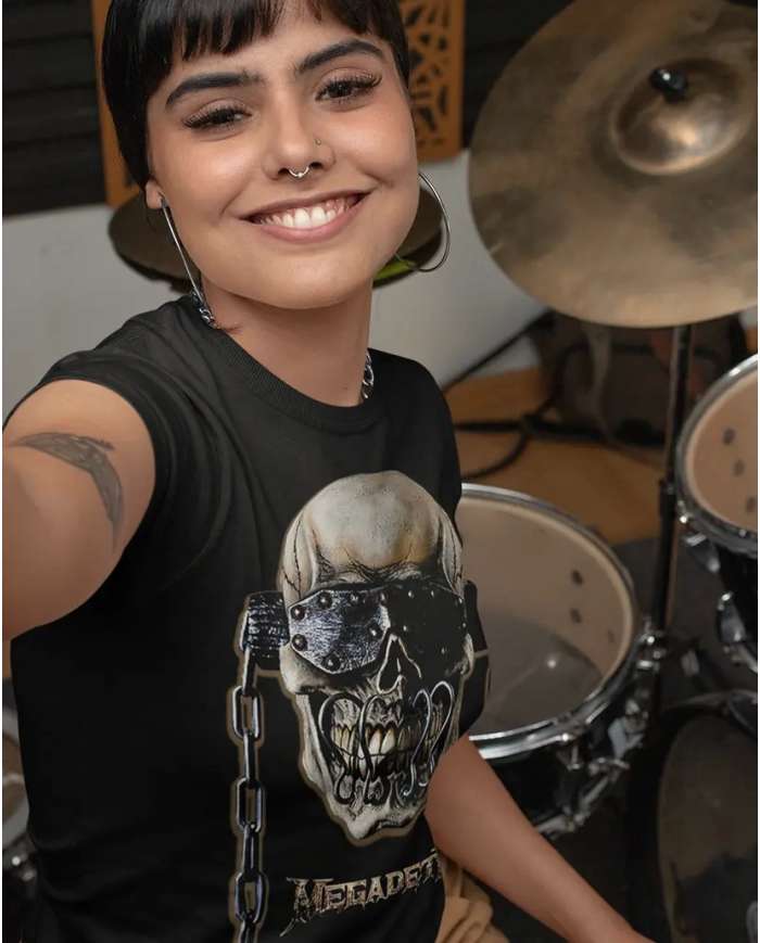 Camiseta Estampada Megadeth Skull 🤟 Calidad Premium