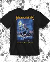 Camiseta Estampada Megadeth Rust In Peace 🤟 Calidad Premium