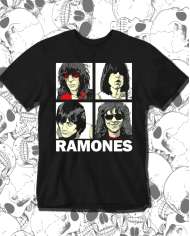 Camiseta Estampada Ramones Poster 🤟 Calidad Premium