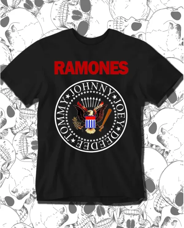Camiseta Estampada Ramones Color 🤟 Calidad Premium