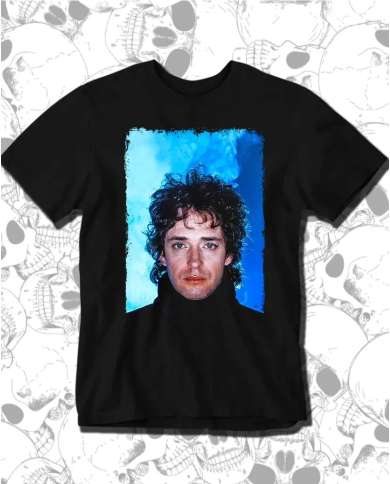 Camiseta Estampada Gustavo Cerati Blue Face 🤟 Calidad Premium