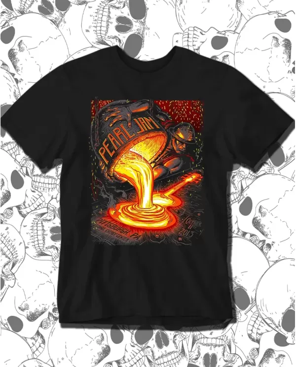 Camiseta Estampada Pearl Jam Pittsburgh 🤟 Calidad Premium