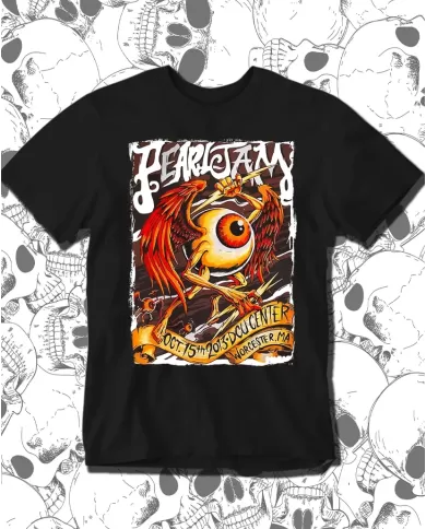 Camiseta Estampada Pearl Jam Worcester 🤟 Calidad Premium