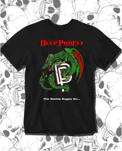 Camiseta Estampada Deep Purple The Battle Rages On 🤟 Calidad Premium