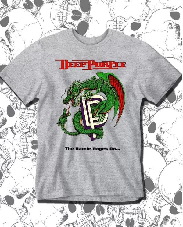 Camiseta Estampada Deep Purple The Battle Rages On 🤟 Calidad Premium