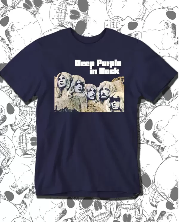 Camiseta Estampada Deep Purple In Rock 🤟 Calidad Premium